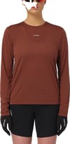Salomon + Shkout Core LS Tee W Burnt Umber