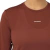 Salomon + Shkout Core LS Tee W Burnt Umber - 4