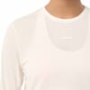 Salomon + Shkout Core LS Tee GFX W Whisper White Pink Frosting Icy Pink - 5