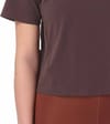 Salomon + Trackline SS Tee W Coffee Bean - 4