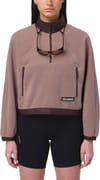 Salomon + Chroma Fleece Crop HZ W Antler - 3
