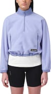 Salomon + Chroma Fleece Crop HZ W Brunnera Blue