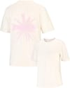 Shkout Core SS Tee GFX W Whisper White Pink Frosting Icy Pink + Salomon
