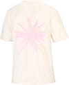 Salomon + Shkout Core SS Tee GFX W Whisper White Pink Frosting Icy Pink - 3