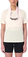 Salomon + Shkout Core SS Tee GFX W Whisper White Pink Frosting Icy Pink - 4