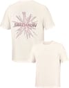 Shkout Core SS Tee GFX M Whisper White Pink Frosting Icy Pink + Salomon