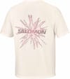 Salomon + Shkout Core SS Tee GFX M Whisper White Pink Frosting Icy Pink - 3
