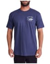 Rooster Premium S/S Tee Harbor Blue + Salty Crew