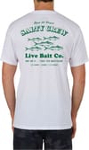 Green Rat Pack Premium S/S Tee White + Salty Crew
