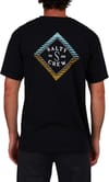 Salty Crew + Faded Premium S/S Tee Black - 3