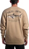 Salty Crew + Bruce Vintage Crew Fleece Pigment Straw - 3