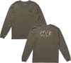 Filler Up LS Tee Dusty Olive + Salty Crew