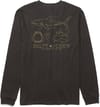 Salty Crew + Great White LS Tee Black - 3