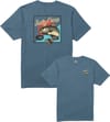 Striped SS Tee Slate + Salty Crew