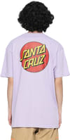 Santa Cruz + Classic Dot Chest T-Shirt Digital Lavender