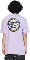 Santa Cruz + Holo Flamed Dot T-Shirt Digital Lavender