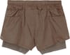 Satisfy + Rippy 3 Trail Shorts Shitake