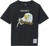 MothTech T-Shirt Aged Black + Satisfy