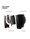 Saxx Underwear + DropTemp Cooling Mesh BB Fly Black Heather - 5