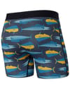 Saxx Underwear + Quest Qdm Boxer Brief Fly Mahi Mahi Wahoo Black