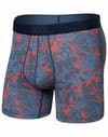 Quest QDM Boxer Brief Fly Batik Camo Blue + Saxx Underwear