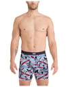 Saxx Underwear + Vibe Xtra BB Fly Winter Dogs of Saxx Underwear/Blue