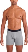 Saxx Underwear + Droptemp Cooling Cotton BB Fly 3pk Dark Grey/Dark Ink/Black