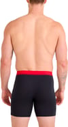 Saxx Underwear + Essential Cotton BB Fly 3pk Red/Navy/Turbulence WB - 3