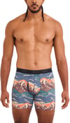 Saxx Underwear + Quest Quick-Dry Mesh BB Fly 2pk Mountain Top/Maritime