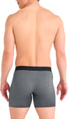 Saxx Underwear + Vibe Xtra Soft Comfort BB Fly Dark Grey Heather - 3