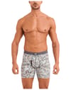 Saxx Underwear + Vibe Xtra Soft Comfort BB Fly Marble Camo/Clay Blue