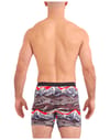 Saxx Underwear + Vibe Xtra Soft Comfort BB Fly Mountain Top/Blue - 3