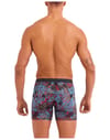 Saxx Underwear + Vibe Xtra Soft Comfort BB Fly Night Garden/Red Hot - 3
