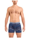 Saxx Underwear + Vibe Xtra Soft Comfort BB Fly 2pk Snowflake Chevron/Maritime