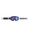 Scott + Factor Pro Team White/Black / Illuminator Blue Chrome