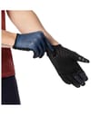 Scott + Traction LF Gloves Dark Blue/Metal Blue - 4