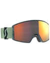 React Soft Green / Black / Solar Red Chrome + Scott