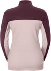 Scott + Defined Light Pullover W Wax Pink/Cocoa Red
