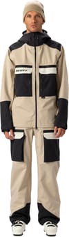 Scott + Vertic Utility 3L Jacket M Portobello Beige/Black - 3