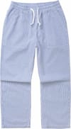Seersucker Chef Pants Navy Stripe + Service Works