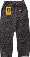 Service Works + Patterned Easy Chef Pants Black Leopard