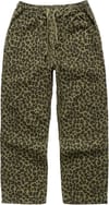 Patterned Easy Chef Pants Green Leopard + Service Works