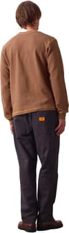 Service Works + Waffle Contrast Thermal LS Tee Brown Yellow - 3