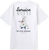 Service Works + Eating Adventures Tee White - 3