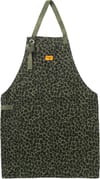 Patterned Apron Green Leopard + Service Works