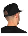 Skkil + Cap 5 Panels Black Square Logo Black - 3