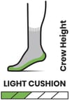 Smartwool + Hike Light Cushion Mountain Range Patter Laguna Blue