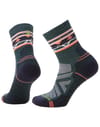 W Hike Light Cushion Zig Zag Valley Mid Crew Socks Twilight Blue + Smartwool
