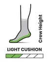 Smartwool + W Hike Light Cushion Zig Zag Valley Mid Crew Socks Twilight Blue