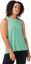 Smartwool + W Active Ultralite High Neck Tank Zen Green